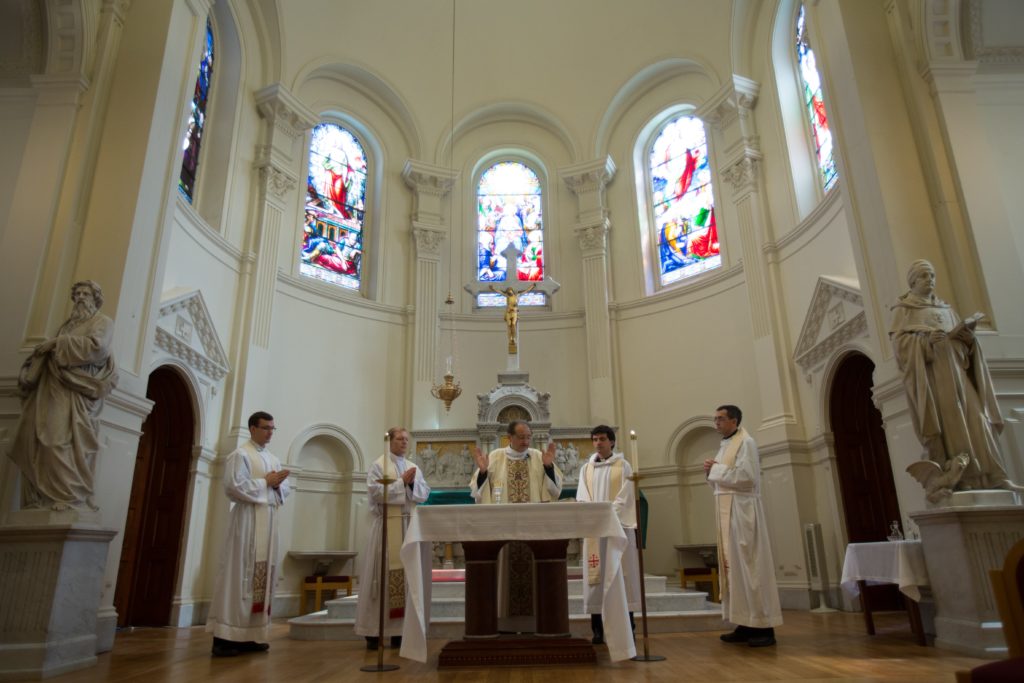 Inside picture of the church