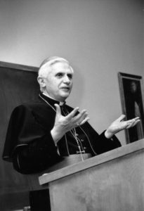 Cardinal Ratzinger at the Institute (1990)
