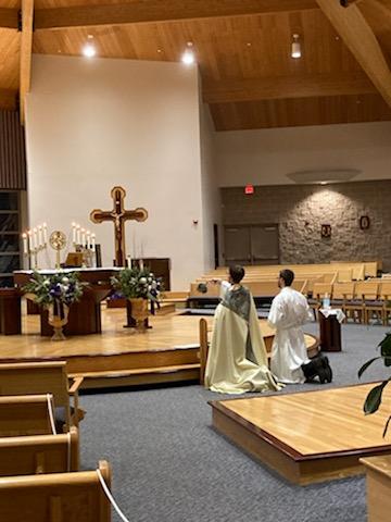 Fr. Andrew LaFramboise Me with Jesus in adoration