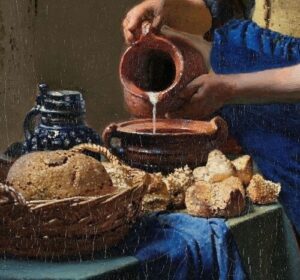 Vermeer's Painting, Milkmaid