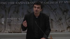 Rev. Paolo Prosperi, F.S.C.B. speaking
