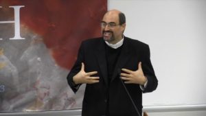 Rev. Carlo Lorenzo Rossetti speaking