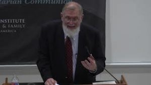 David L. Schindler speaking
